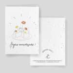 Planting card - Happy birthday - "Flower pie