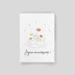 Planting card - Happy birthday - "Flower pie" recto