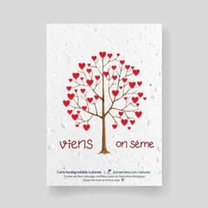 Planting card - Viens on sème