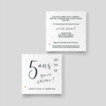 Invitation to plant couple's anniversary