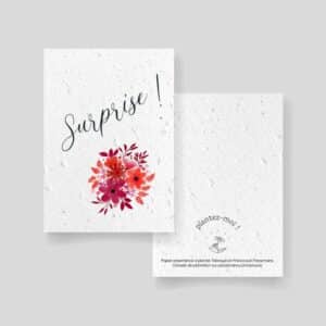 Planting card - Greeting card - Surprise