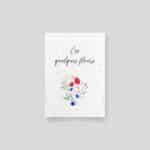 Cartes à planter - "Fleurs du bonheur"- Assortiment de 5 cartes - Ces quelques fleurs