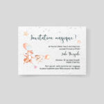 Seeded children's birthday invitation - Invitation magique